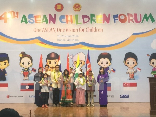 Inauguran IV Foro de los Ninos de la ASEAN en Hanoi hinh anh 1