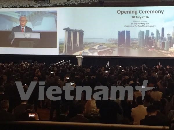 Lideres de ciudades del mundo se reunen en cumbre mundial en Singapur hinh anh 1