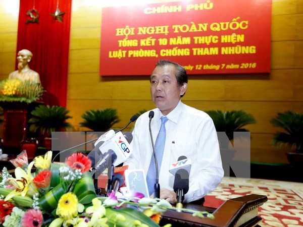 Piden en Vietnam mas esfuerzos contra la corrupcion hinh anh 1