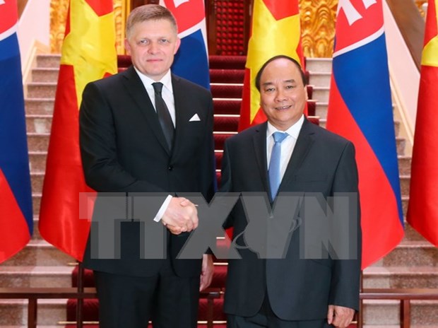 Vietnam y Eslovaquia emiten declaracion conjunta hinh anh 1