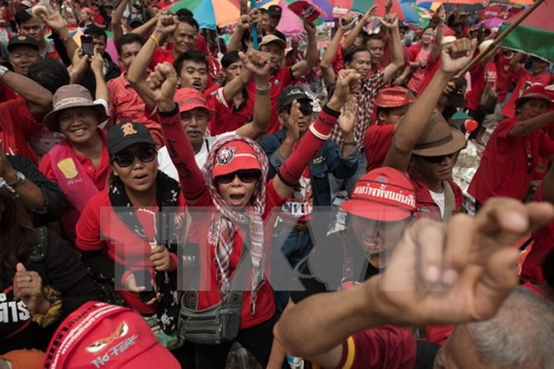Tailandia: Lideres opositores acusados de violar prohibicion de reuniones politicas hinh anh 1