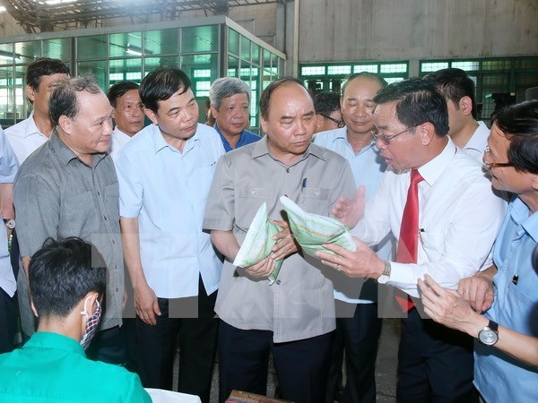 Premier de Vietnam inspecciona construccion de nuevas zonas rurales hinh anh 1