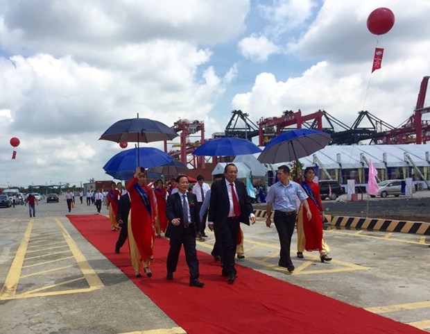 Inauguran otro puerto internacional de contenedor en Ciudad Ho Chi Minh hinh anh 1