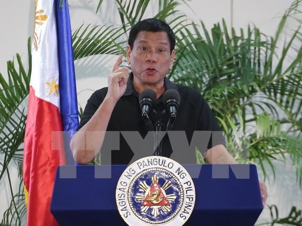 Mayoria de los filipinos satisfechos con presidente Duterte hinh anh 1