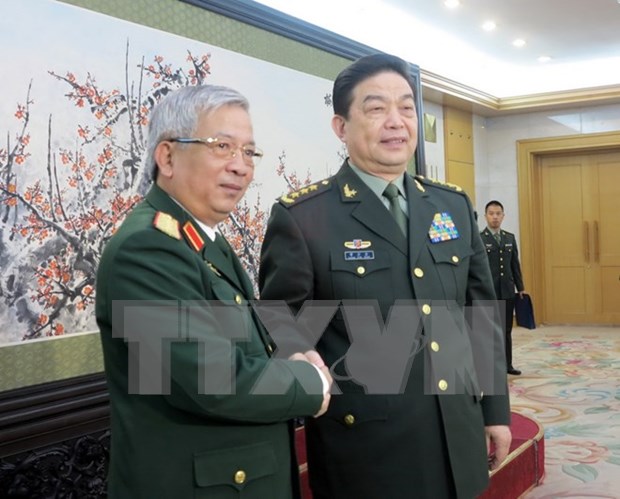 Vietnam y China por fortalecer cooperacion en defensa hinh anh 1