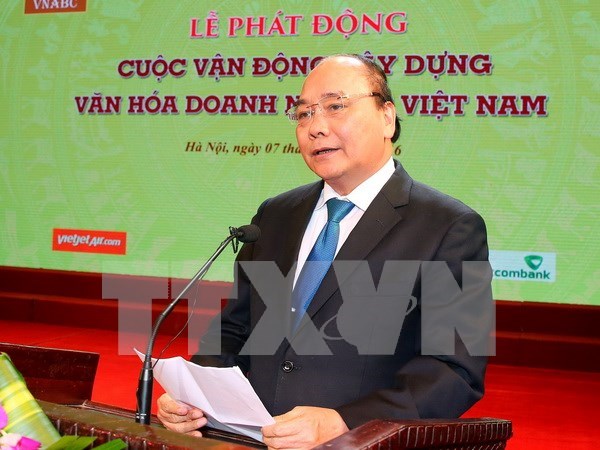 Premier de Vietnam estimula popularizar cultura empresarial hinh anh 1