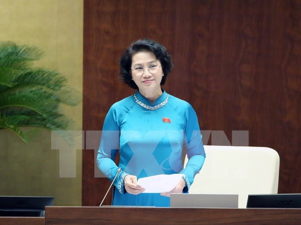 Parlamento vietnamita termina sesiones de interpelacion hinh anh 1