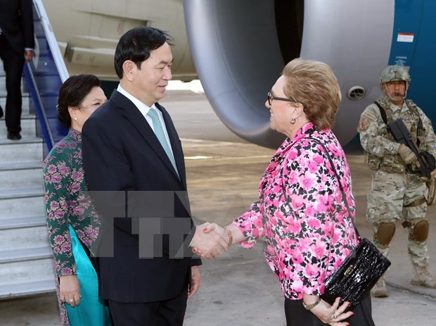 Presidente de Vietnam llega a Peru para la Cumbre de APEC hinh anh 1