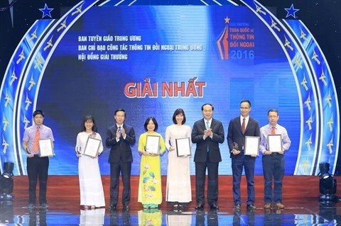 Comunicado sobre nueva ediccion del Premio Nacional de Informacion para el Exterior de Vietnam 2017 hinh anh 1
