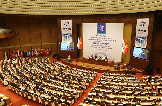 Inauguran en Vietnam XXVI Reunion de Foro Parlamentario Asia-Pacifico hinh anh 1