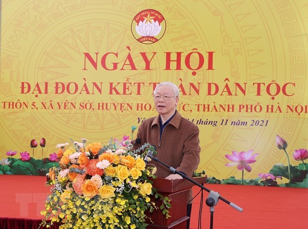 Realza maximo dirigente partidista significados de Fiesta de Gran Unidad Nacional de Vietnam hinh anh 1