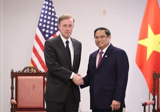 Primer ministro vietnamita se reune con asesor de Seguridad Nacional de EE.UU. hinh anh 1