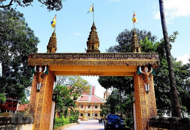 Elementos culturales unicos de los Khmeres afloran en pagoda Chung Rut hinh anh 2