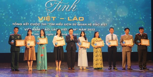 Concurso honra historia de nexos especiales Vietnam-Laos hinh anh 2