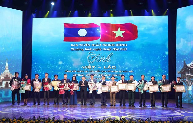 Concurso honra historia de nexos especiales Vietnam-Laos hinh anh 1
