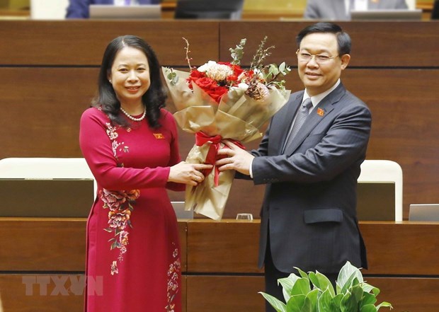 Vo Thi Anh Xuan elegida vicepresidenta de Vietnam por el Parlamento hinh anh 1
