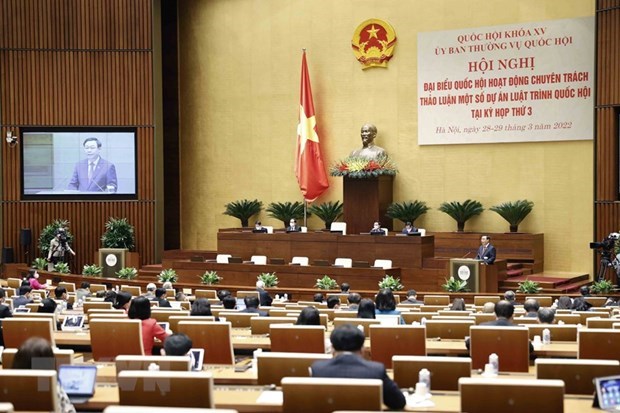 Maximo dirigente partidista de Vietnam asiste a reunion de diputados a tiempo completo hinh anh 1