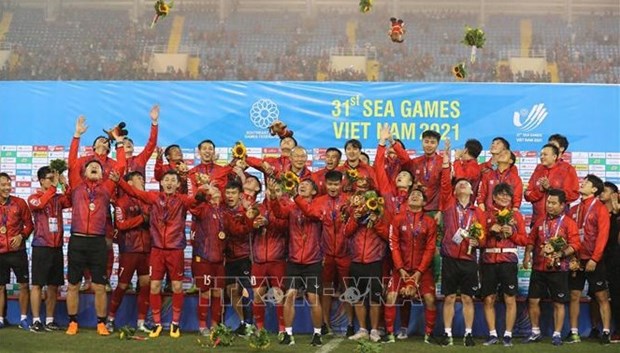 SEA Games 31 mostro gran unidad y fuerza de Vietnam hinh anh 2