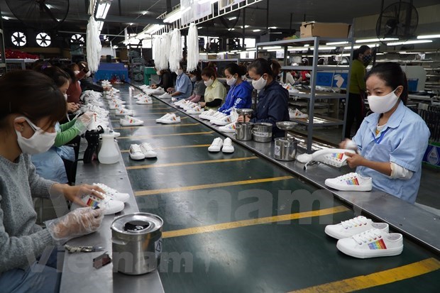 Buscan soluciones para sector de calzado de Vietnam en medio del COVID-19 hinh anh 1