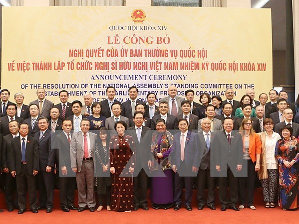 Establecen Organizacion Parlamentaria de Amistad del Parlamento vietnamita hinh anh 1