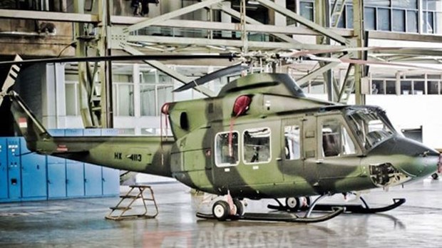 Indonesia: Desaparece helicoptero militar con cinco tripulantes hinh anh 1