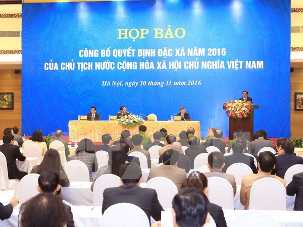 Vietnam publica Decision de Amnistia 2016 hinh anh 1