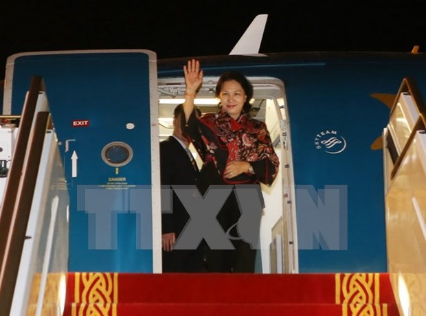 Exitosos viajes a India y EAU de lider parlamentaria vietnamita hinh anh 1