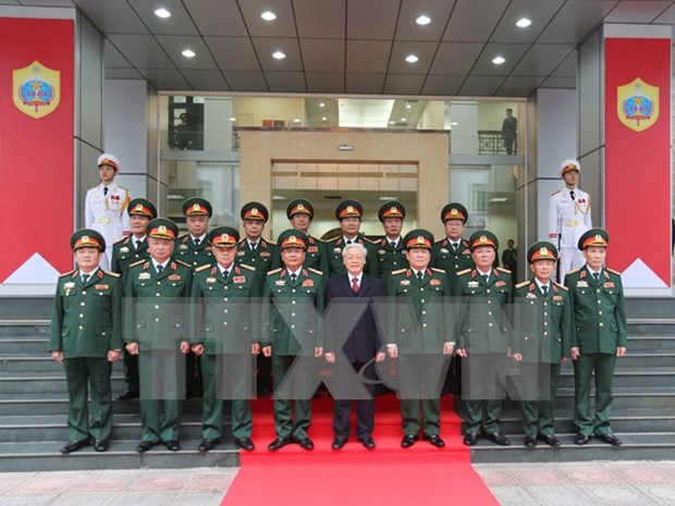 Lider partidista enfatiza papel especial de fuerza de Inteligencia de Defensa hinh anh 1
