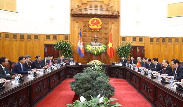 Vietnam y Cambodia emiten Declaracion conjunta hinh anh 1