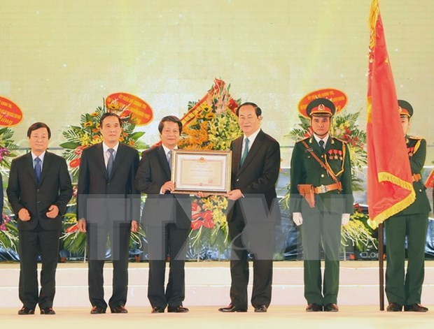 Presidente vietnamita urge desarrollo rapido y sostenible en provincia nortena hinh anh 1