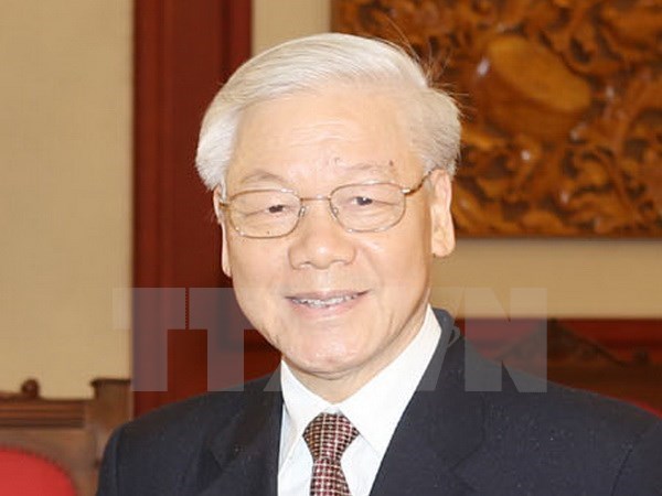 Secretario general del PCV viajo a China para visita oficial hinh anh 1