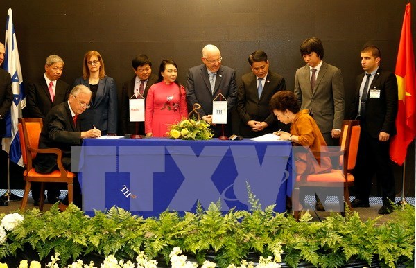 Empresas de Vietnam e Israel firman acuerdo de cooperacion en atencion de salud hinh anh 1