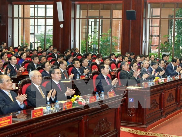 Presidente vietnamita resalta aportes del comite partidista en organismos centrales hinh anh 1
