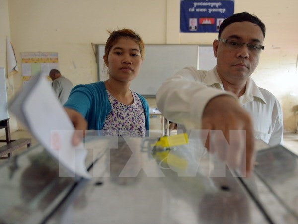 Elecciones en Camboya: hackers tratan de modificar informaciones de votantes hinh anh 1