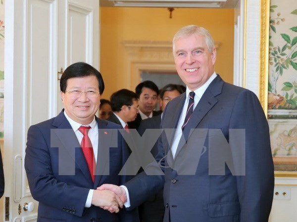 Viceprimer ministro de Vietnam visita Reino Unido hinh anh 1