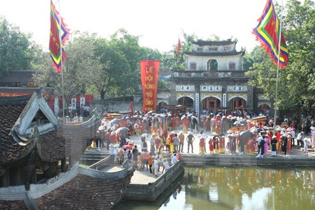 Inauguran en Vietnam Festival en honor al Santo Giong hinh anh 1