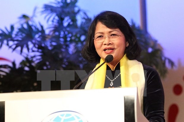 Vicepresidenta de Vietnam con intensa agenda en Mongolia y Japon hinh anh 1