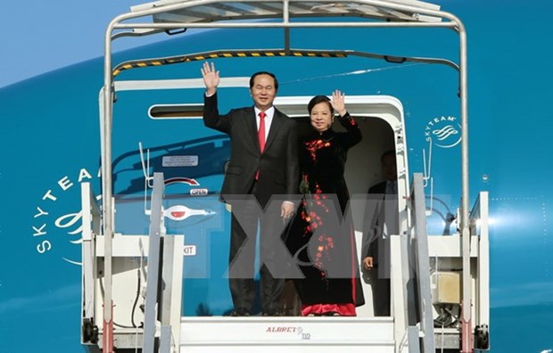 Visita del presidente vietnamita a China contribuira a fortalecer las relaciones binacionales hinh anh 1