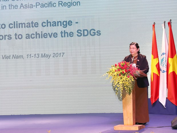 Clausuran en Vietnam reunion de IPU para Asia-Pacifico sobre cambio climatico hinh anh 1