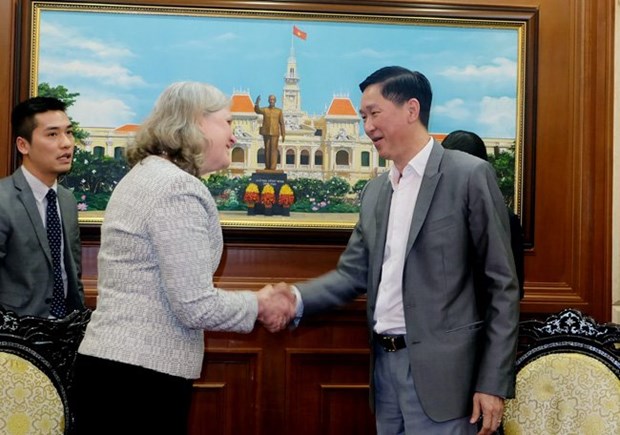 Ciudad Ho Chi Minh y EE.UU. fortalecen cooperacion para desarrollo de urbe inteligente hinh anh 1