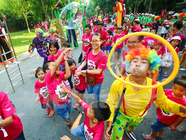 Celebran festival infantil ASEAN+ en Vietnam hinh anh 1