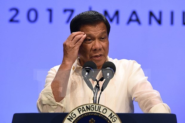 Presidente de Filipinas cancela visita a Japon hinh anh 1