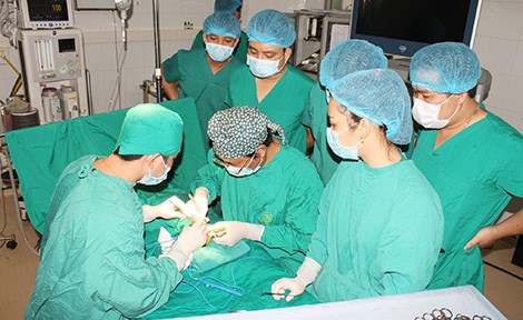 Ninos de provincia vietnamita se benefician de tratamientos medicos gratuitos hinh anh 1