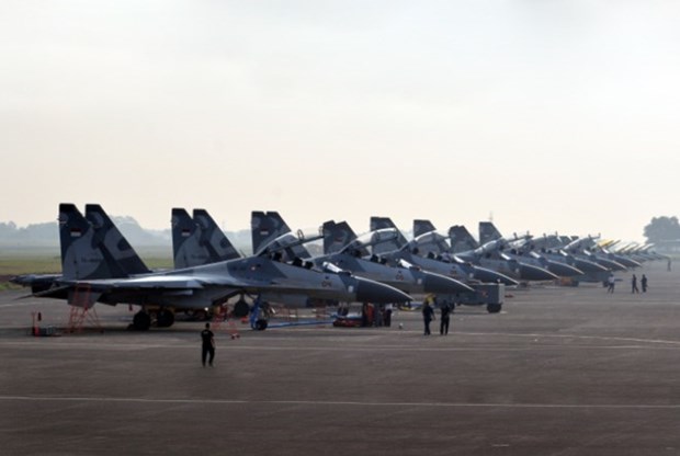 Indonesia despliega aviones de combate para impedir llegada de terroristas hinh anh 1