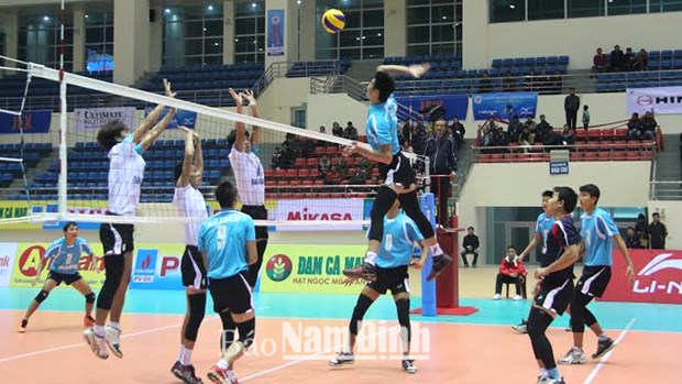 Inician en Ninh Binh campeonato asiatico de clubes de voleibol hinh anh 1