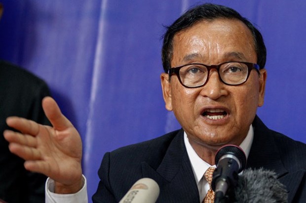 Corte de Apelacion de Camboya mantiene sentencia de 20 meses de prision a Sam Rainsy hinh anh 1