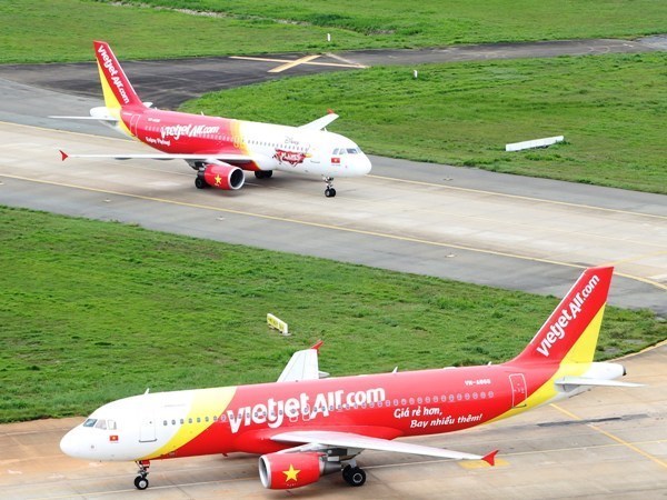 Vietjet Air ofrece servicios a 260 mil pasajeros durante dias feriados hinh anh 1