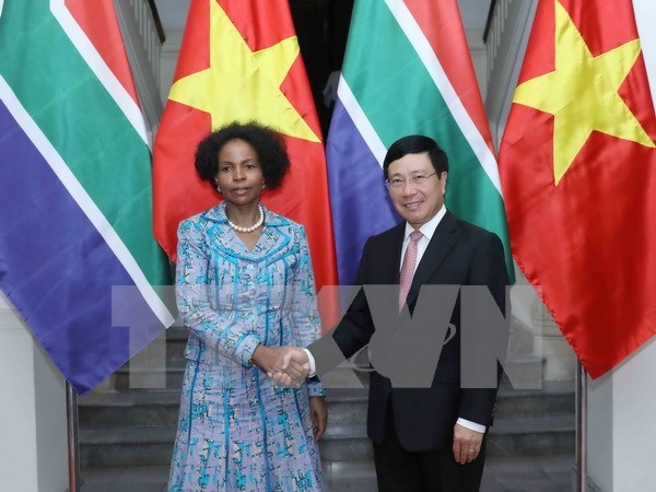 Vietnam y Sudafrica buscan estrechar lazos multifaceticos hinh anh 1