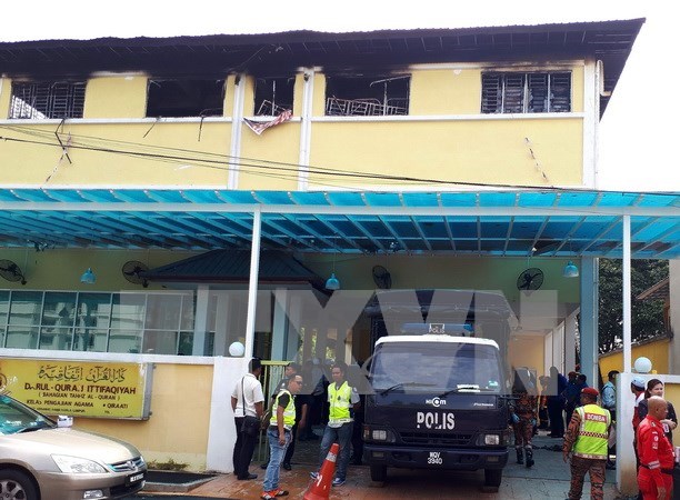 Malasia detiene sospechosos del incendio en escuela en Kuala Lumpur hinh anh 1