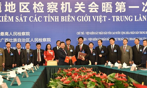 Provincias fronterizas de Vietnam y China fomentan cooperacion entre fiscalias hinh anh 1